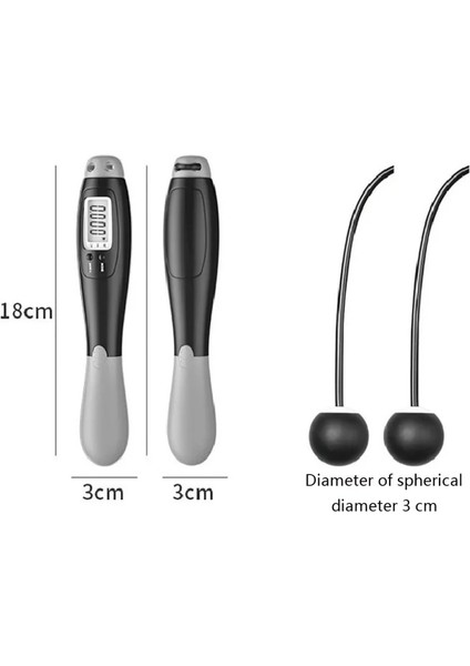 D Stili Dijital Kablosuz Kalori Sayacı Atlama Ipi Spor Ağırlıkları Egzersiz Fitness Vücut Geliştirme Dijital ile Akülü Atlama Ipleri (Yurt Dışından)