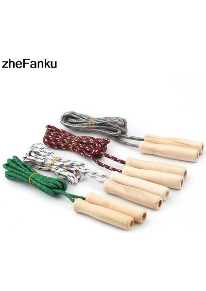 Rastgele Renk Stili 1 Adet Rastgele Renk Spor Atlama Ipi Uygulama Hız Atlama Ahşap Kavrama Kolu Çocuk Çocuk Fitness Eğitim Ekipmanları 2.4 M (Yurt Dışından) fiyatları