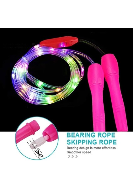 Rastgele Renk Stili LED Işıklı Atlama Ipleri Çocuklar Için Ip Atlama Kablosu Gece Egzersiz Fitness Eğitimi Spor Mj (Yurt Dışından) modelleri