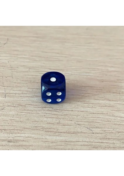 Lacivert Tarzı Ded Taşınabilir Masa Oyunları Zar 14 mm Akrilik Yuvarlak Köşe Masa Oyunu Zar Parti Kumar Oyunu Küpleri Dijital Zarlar (Yurt Dışından)
