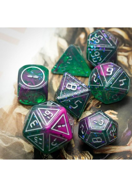 Mavi Siyah Stil Et Double Colors Dnd Dice D&d Dice D4 D6 D8 D10 D% D12 D20 Çokyüzlü Oyunlar D&d Için Zar Seti Dnd Mtg Rpg (Yurt Dışından) fırsatları