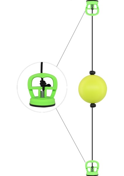 7 Adet Set Stili Kapalı Boks Topları Zeminden Tavana Boks Torbası Vantuz Askıya Alınmış Boks Hız Topu Yetişkin Fitness Eğitim Ekipmanları (Yurt Dışından) fırsatları