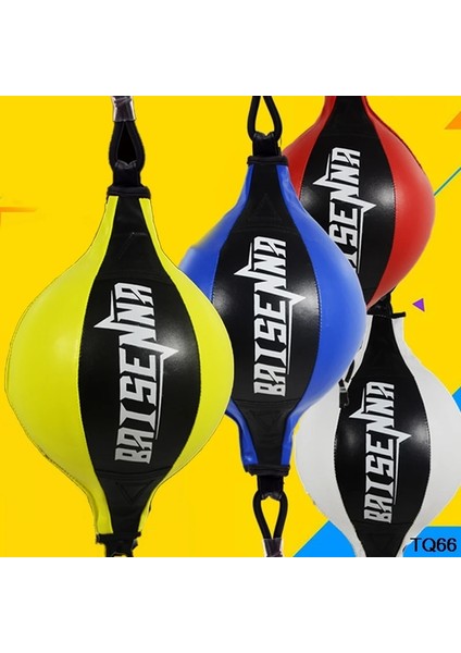 Beyaz Stil Boks Topu Armut Boks Torbası Şişme Refleks Hız Topları Fitness Eğitimi Çift Uçlu Boks Hız Topu (Yurt Dışından) indirimleri