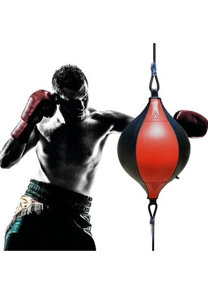 Siyah Stil Boks Topu Pu Armut Boks Torbası Refleks Hız Topları Muay Thai Punch Boxe Mma Fitness Spor Ekipmanları Eğitim Yetişkinler Şişme (Yurt Dışından)