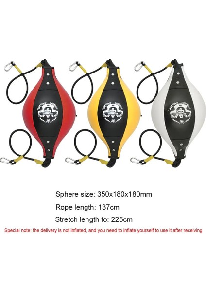 B Tarzı Çift Uçlu Boks Dodge Hız Topu Pu Deri Şişme Muay Thai Mma Eğitim Kattan Tavana Boks Torbası Fitness Ekipmanları (Yurt Dışından) indirimleri