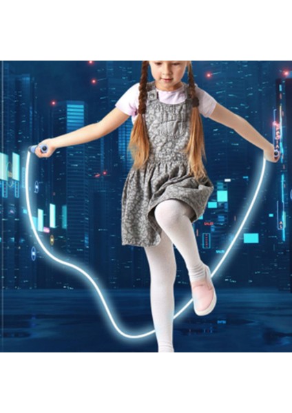 Yeşil Stil 2.8 M Ayarlanabilir Gece Parlayan Ip Atlama Ipi Aydınlık Atlama Ipleri Egzersiz LED Işık Up Açık Fitness Eğitimi Spor Malzemeleri (Yurt Dışından) fırsatları