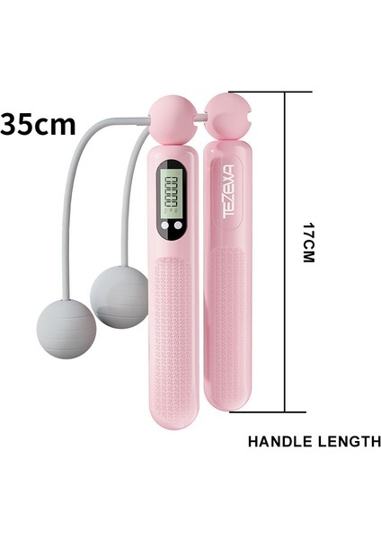 Tel Halat Top Pembe Tarzı Profesyonel Ip Atlama Ipleri Spor Atlama Ipi Akıllı Elektronik Sayma Ev Vücut Geliştirme Taşınabilir Fitness Ekipmanları Unisex (Yurt Dışından) indirimleri