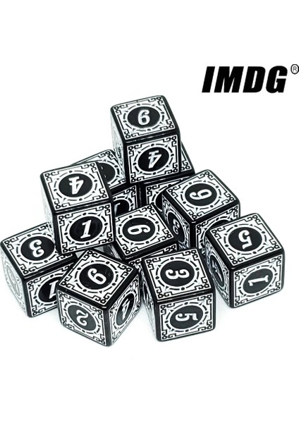 Yeşil Stil Ack Akrilik D6 Oyma Desen Zar 6 Taraflı Aksesuarlar Çokyüzlü Renkli Dnd Zar Dijital Oyun Zar (Yurt Dışından) fırsatları