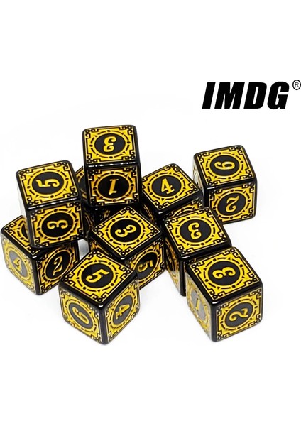 Yeşil Stil Ack Akrilik D6 Oyma Desen Zar 6 Taraflı Aksesuarlar Çokyüzlü Renkli Dnd Zar Dijital Oyun Zar (Yurt Dışından) indirimleri