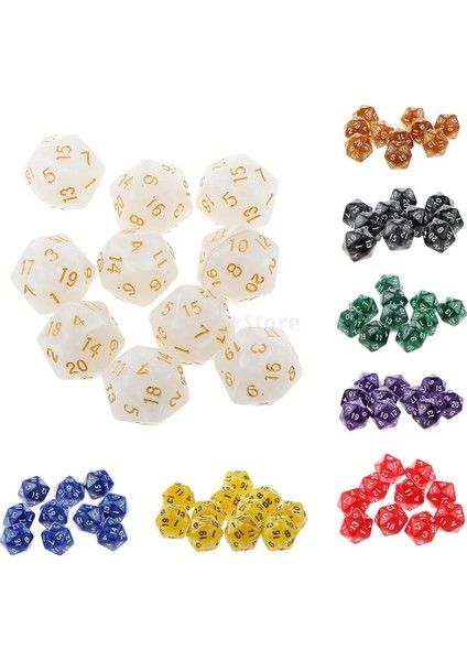 Sarı Stil Ded Dice D20 D&d Oynama Rpg Trpg Dnd Parti Masa Oyunları Zarlar (Yurt Dışından) fiyatları