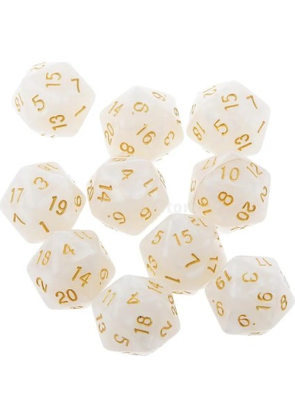 Sarı Stil Ded Dice D20 D&d Oynama Rpg Trpg Dnd Parti Masa Oyunları Zarlar (Yurt Dışından) fırsatları