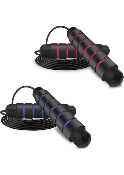 Sarı Stil 2 Paket Hızlı Hız Atlama Ipi Rulman Ayarlanabilir Ip Atlama Ipi Crossfit Egzersiz Fitness Egzersiz Kaymaz Kolu (Yurt Dışından)