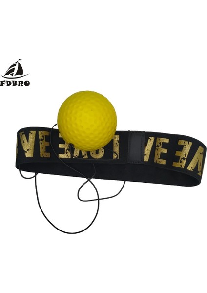 Sarı Stil Fdbro Yeni Mma Boxer Reaksiyon Gücünü Yükselterek El Göz Eğitim Seti Stres Boks Muay Thai Egzersiz Boks Refleks Hız Yumruk Topu (Yurt Dışından)