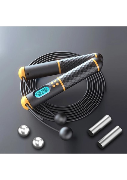 Beyaz ve Pudra Tarzı Dijital Sayacı ile Hız Atlama Ipi Erkekler Kadınlar Spor Salonu Pvc Ip Atlama Ipi Ayarlanabilir Fitness Ekipmanları Kas Boks Eğitimi (Yurt Dışından) fiyatları