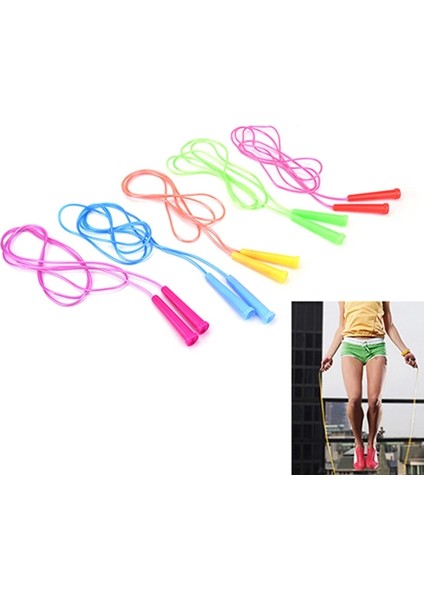 1 Adet Ayarlanabilir Atlama Ipi Spor Spor Egzersiz Çapraz Fit Öğrenci Çocuklar Renkli Hız Tel Atlama (Yurt Dışından)