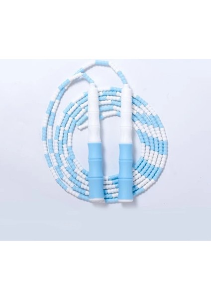 Açık Mavi Stil Çocuklar Için Kaymaz Saplı 2.8m Atlama Ipi Çocuklar Için Çok Fonksiyonlu Pratik Dayanıklı Dayanıklı Ip Atlama Ipi Ayarlanabilir (Yurt Dışından)