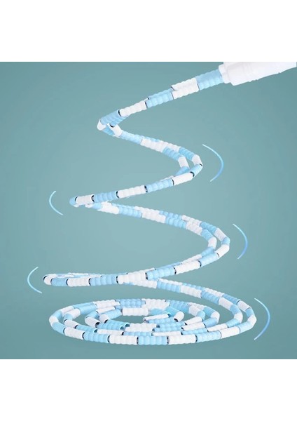 Açık Mavi Stil Çocuklar Için Kaymaz Saplı 2.8m Atlama Ipi Çocuklar Için Çok Fonksiyonlu Pratik Dayanıklı Dayanıklı Ip Atlama Ipi Ayarlanabilir (Yurt Dışından) fırsatları