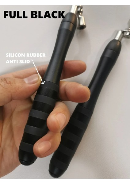 Ip Beyaz 8mm 3m Stili 3 Set Halat Hızlı Anahtarı Tıklayın Çapraz Ip Durumda Ağır Pu Çelik Kordon Spor Crossfit Atlama Atlama Ipi (Yurt Dışından)