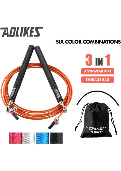 Siyah 3202 Tarzı Crossfit Hız Atlama Ipi Profesyonel Atlama Ipi Mma Boks Spor Için Taşıma Çantası Yedek Kablo ile Egzersiz Eğitimini Atla (Yurt Dışından) fiyatları