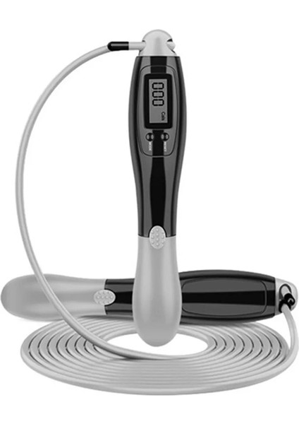 Siyah Gri Stil Yaratıcı Sayma Ip Atlama Ipi Kablosuz Ip Atlama Ipi Akülü Atlama Ipleri Abs Fitness Vücut Geliştirme Kalori Tüketimi Taşınabilir (Yurt Dışından) fiyatları