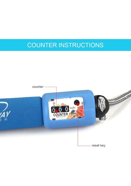 Sayaç Ayarlanabilir Ip Atlama Ipi ile Atlama Ipleri Kaymaz Köpük Kolu Hız Dayanıklılık Eğitimi Ev Fitness Salonu Aracı (Yurt Dışından) fiyatları