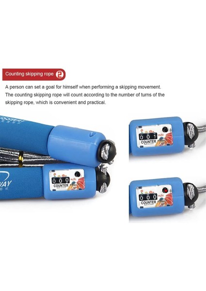 Sayaç Ayarlanabilir Ip Atlama Ipi ile Atlama Ipleri Kaymaz Köpük Kolu Hız Dayanıklılık Eğitimi Ev Fitness Salonu Aracı (Yurt Dışından) modelleri