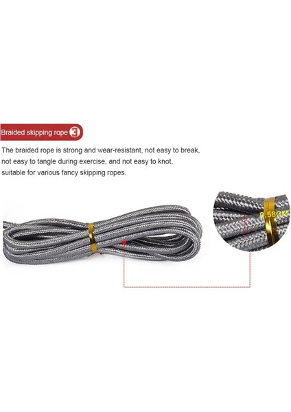 Sayaç Ayarlanabilir Ip Atlama Ipi ile Atlama Ipleri Kaymaz Köpük Kolu Hız Dayanıklılık Eğitimi Ev Fitness Salonu Aracı (Yurt Dışından) fırsatları