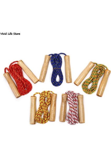 1 Adet Atlama Spor Atlama Ipi Uygulama Hız Atlama Rastgele Renk Ahşap Kavrama Kolu Çocuk Çocuk Fitness Ekipmanları Eğitimi (Yurt Dışından)