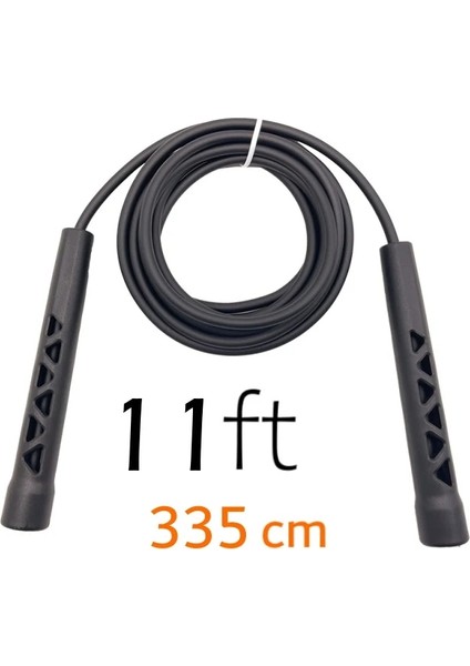 11 Ft Siyah Artı Stil Uzun Boylu Insanlar Için 11FT 335CM Uzunluk Yumuşak Pvc Atlama Ipi Dolaşmayan Ücretsiz Pvc Ip Atlama Ipi Aerobik Egzersiz Fitness Eğitimi Egzersiz (Yurt Dışından)