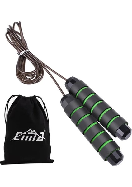 Yeşil Stil 3m Atlama Ipleri Çanta Kablosu Ayarlanabilir Hız Crossfit Plastik Kalın Çift Rulmanlı Ip Atlama Ipi Spor Fitness Ekipmanları (Yurt Dışından)