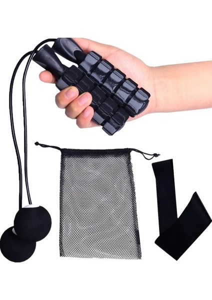 No.3 Tarzı Kablosuz Ip Atlama Ipi B-Rulman Gradyan Pamuklu Kol Akülü Büyük Top Ip Atlama Ipi Fitness ile Dört Parçalı Set (Yurt Dışından)