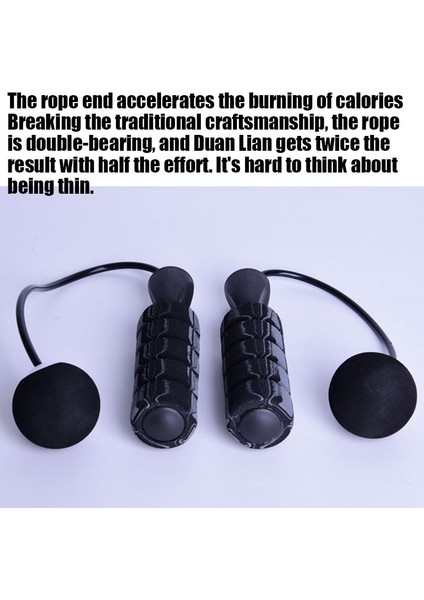 No.3 Tarzı Kablosuz Ip Atlama Ipi B-Rulman Gradyan Pamuklu Kol Akülü Büyük Top Ip Atlama Ipi Fitness ile Dört Parçalı Set (Yurt Dışından) fırsatları