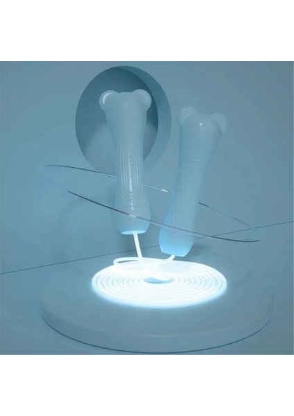 Mavi Stil Aydınlık Ip Atlama Ipi Anaokulu Çocuk Eğitimi Spor Fitness ve Sağlık Şekillendirme Pvc Malzeme Yetişkinler ve Gençler Için Uygun (Yurt Dışından)