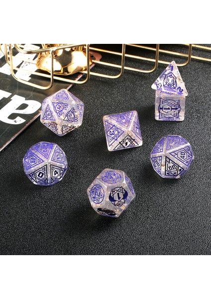 Parlak Yeşil Tarzı 25MM Reçine Zar Saydam Çokyüzlü D&d Zar Seti, Dnd Rolling ve Tabl Için Hediye Metal Kutulu (Yurt Dışından) fiyatları