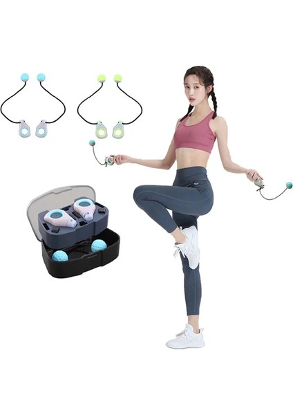 Mavi Stil Spor Mini Taşınabilir Parmak Ucu Kolu Ip Atlama Ipi Çelik Tel 2.8m ve Akülü Top Fitness Ekipmanları Hız Atlama Ipi Eğitimi (Yurt Dışından) fiyatları