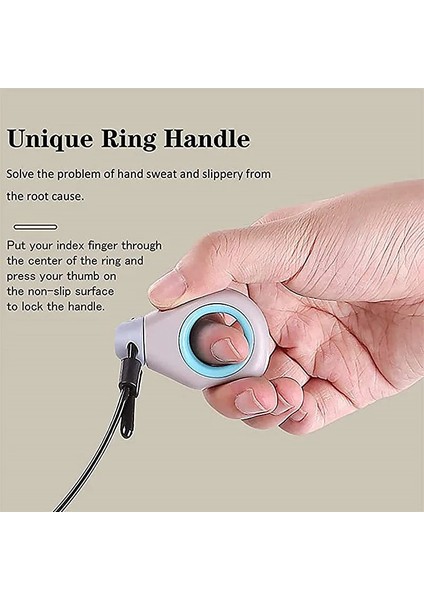 Mavi Stil Spor Mini Taşınabilir Parmak Ucu Kolu Ip Atlama Ipi Çelik Tel 2.8m ve Akülü Top Fitness Ekipmanları Hız Atlama Ipi Eğitimi (Yurt Dışından) modelleri