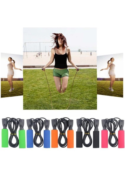 Siyah Stil Hız Atlama Ipi Ayarlanabilir Spor Kaybetmek Kilo Ipi Atla Fitness Crossfit Haddeleme Egzersiz Ekipmanları Halat Kadın J5Z8 (Yurt Dışından) modelleri