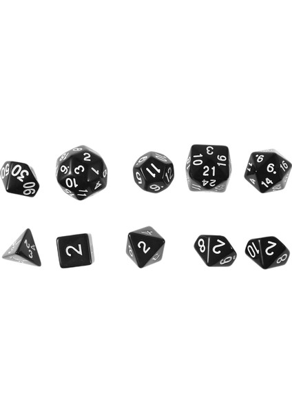 Sarı Stil 1 Takım Akrilik Çokyüzlü Zar Yaratıcı Numaraları Zar Çok Yönlü Eğlence Zar Ev Bar Masa Masa Oyunları Için (Yurt Dışından) fırsatları