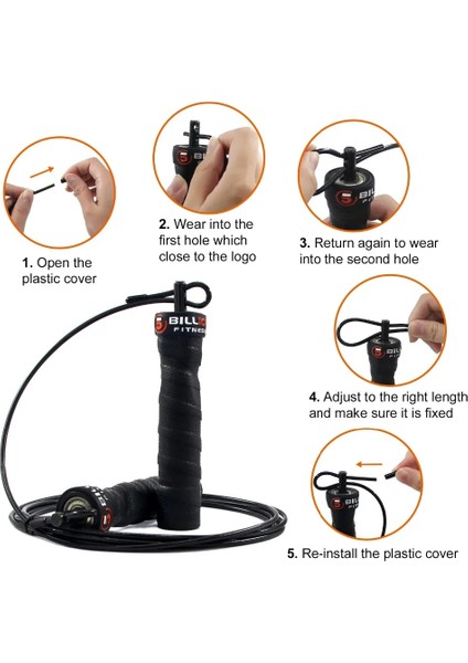 Pembe Set Stili Crossfit Atlama Ipi Hız Ağırlıklı Ip Atlama Ipi Ayarlanabilir Tel Ip Ekstra Kablolu Bilyalı Rulmanlar Kaymaz Sap (Yurt Dışından) modelleri