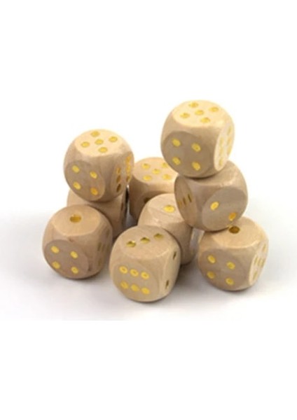 No.14 Tarzı Ack Ahşap Zar Renkli Masif Ahşap Altın Siyah Nokta Oyunu Yuvarlak Zar Mahjong Zar Içme (Yurt Dışından)