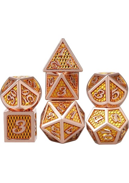 Yeşil Stil Ejderha Ölçeği Cthulhu Tarzı Metal Zar Dnd Zar, Çokyüzlü Zar Seti, Rol Yapma Oyunu Için Mtg Pathfinder (Yurt Dışından)
