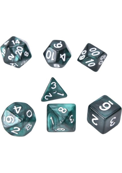 Rastgele Stil 7 Adet D10 Rpg Dungeons & Dragons Için Çok Taraflı Mücevher Zar Die Dnd D&d Oyun Seti (Yurt Dışından)