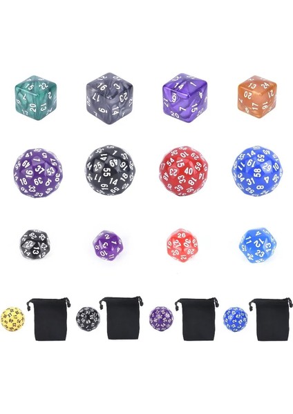 D24-RD Stili Oyun Çokyüzlü D Için Yüz Zar Çok Taraflı Akrilik Zar Hediye Oyun Severler Için Oyun Partisi Eğlence Ekipmanları (Yurt Dışından) fiyatları