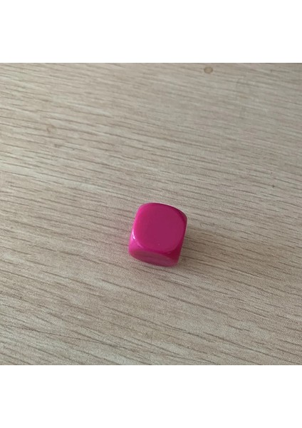 Gül Kırmızı Tarzı Lot Filetolu Köşe Boş Zar Dıy Puzzle Oyunu 6 Taraflı Renkli Zar Komik Oyun Aksesuarı 16MM (Yurt Dışından)