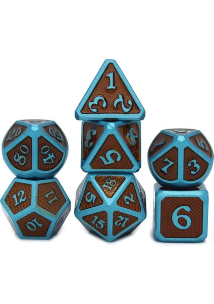 NO.108 Stili Rpg Pirinç Çokyüzlü Setler Metal Dnd Zar Oyunu Masa Oyunları Çinko Alaşım Açık Pembe Dices Dijital Desen D20 D10 D8 D12 D6 D4 (Yurt Dışından) fırsatları