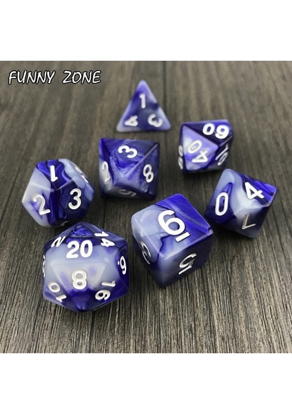 No.14 Tarzı -Renkli Zar Seti Poker Dnd Çokyüzlü Küp Aile Oyunları (Yurt Dışından) indirimleri