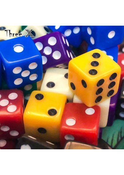 Beyaz Stil Altı Taraflı Zar Mmm Boyut Çok Renkli Masa Oyunları Için Harika Casino Partileri ve Oyun Partisi Iyilik Matematik Masa Üstü Rpg'leri Öğretmek (Yurt Dışından) fiyatları