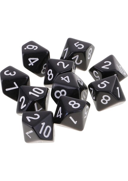 Mavi Stil Ded Zar D10 D&d Oyunları Için Çokyüzlü Zar Dnd Rpg Mtg Zar Aile Partisi Çocuk Oyun Evi Zar (Yurt Dışından) modelleri