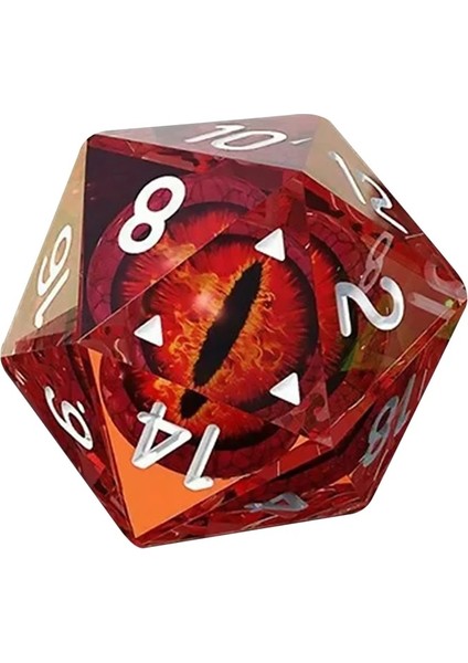 Kırmızı Stil Kristal Şeffaf Ded D20 Zar Çokyüzlü Çeşitli Şekiller Bar Pub Kulübü Parti Oyunları Için Heykel Dijital Zarlar (Yurt Dışından)