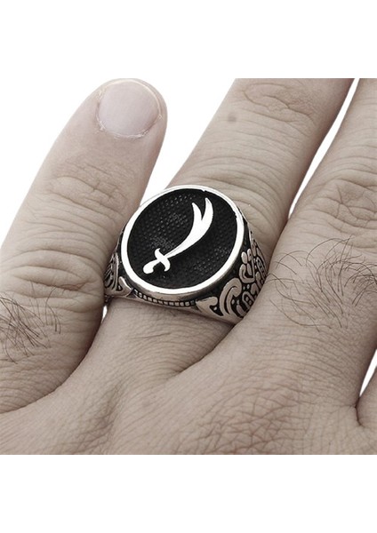 Erkek Yüzük Gümüş 925 Zulfakar fiyatları